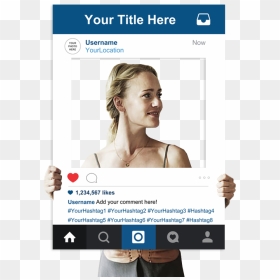 Instagram Frame Photo Booth, HD Png Download - instagram frame png