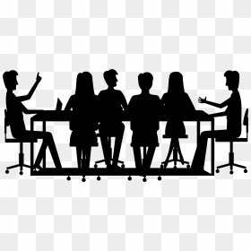 Public Relations Social Group Human Behavior Business - Silhouette People Group Png, Transparent Png - business people sitting png