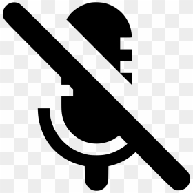 Microphone Mute Comments - Mic Muted Png, Transparent Png - mic icon png