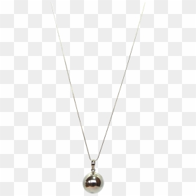 Sterling Silver Chain With Harmony Ball - Locket, HD Png Download - ball and chain png
