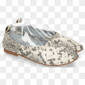 Ballet Pumps Iris 2 Snake Black Snake Ivory - Sneakers, HD Png Download - black snake png