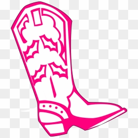 Pink Cowboy Boot Png - Cowgirl Hat Boots Svg, Transparent Png - cowgirl png
