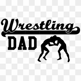 Wrestling Dad Decal , Png Download - Wrestling Dad Png, Transparent Png - wrestling silhouette png