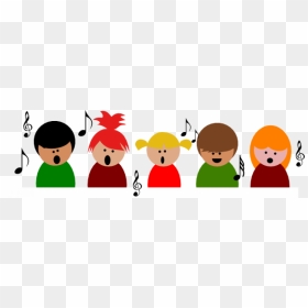 Clip Free Stock Children"s Choir Clipart - Students Singing Clipart, HD Png Download - choir png
