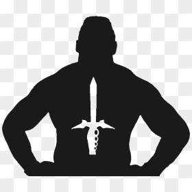 Silhouette, HD Png Download - wrestling silhouette png
