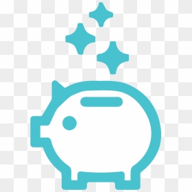 Increasing Revenue In Piggy Bank Icon - Illustration, HD Png Download - bank icon png