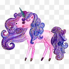 This Graphics Is Hand Painted Pink Unicorn Png Transparent - Caneca Unicornio Imagem Png, Png Download - cute unicorn png