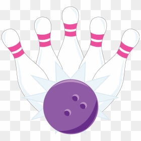 Transparent Bowling Clipart Png - Ten Pin Bowling Pins Clipart, Png Download - bowling clipart png