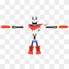 Papyrus Undertale T Pose, HD Png Download - papyrus png