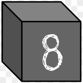 Number Block, Eight, 8, Gray - Illustration, HD Png Download - gray circle png