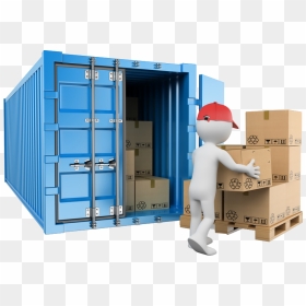 Thumb Image - Unloading Container, HD Png Download - storage png