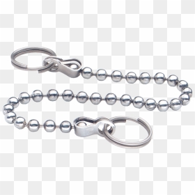 - Ball Chain W/ Two Key Rings, 24w200jc0, - Lant Cu Bile Inox, HD Png Download - ball and chain png