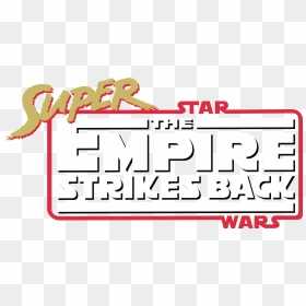 Super Star Wars - Super Star Wars Empire Strikes Back Logo Png, Transparent Png - back png