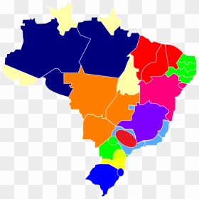 Mapa Brasil Clip Art - Mapa Do Brasil .svg, HD Png Download - map.png