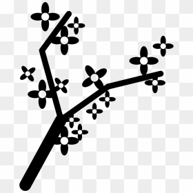 Tree Twigs With Leaf - Portable Network Graphics, HD Png Download - twigs png