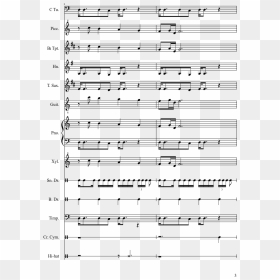 Bullet Bill Brigade Sheet Music Composed By Composed - Attack On Titan Cello Sheet Music, HD Png Download - bullet bill png