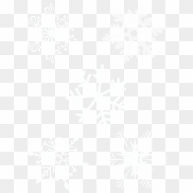 Snowflake Vinyl Sticker Wall Art, White , Png Download - Motif, Transparent Png - wall art png