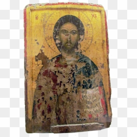 Christ Icon From The Church Of St, HD Png Download - church icon png
