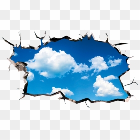 Transparent Window Hole Png, Png Download - wall art png