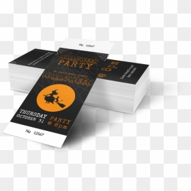 Halloween Party Ticket Template Preview - Ticket, HD Png Download - blank ticket png
