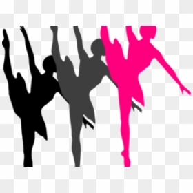 Dancing Clipart Silhouette - Ballet Dancer Silhouette, HD Png Download - dance clipart png