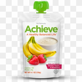 Banana, Strawberry & Yogurt - Yogurt Box, HD Png Download - yogurt png