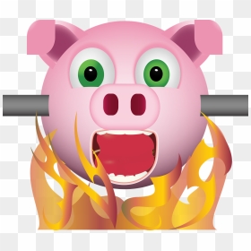 Spit Roast Emoji, HD Png Download - spit png