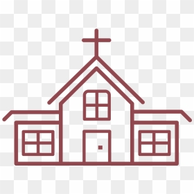 Black And White School, HD Png Download - church icon png
