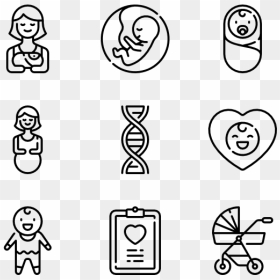50 Clip Baby - Maternity Pregnant Icon Png, Transparent Png - pregnant silhouette png