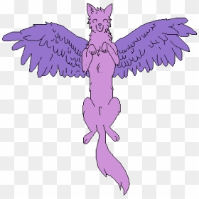 Wolf With Wings - Easy Wolf With Wings, HD Png Download - eagle wings png