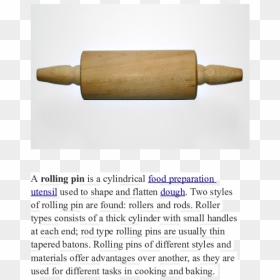 Rolling Pin, HD Png Download - rolling pin png