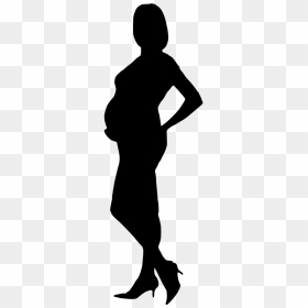 Guitarist Clipart Png, Transparent Png - pregnant silhouette png