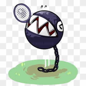 Chain Chomp Mario Clipart Png Library Download Ace - Mario Tennis Chain Chomp, Transparent Png - ball and chain png