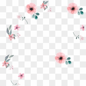 Pastel Floral Watercolor Background, HD Png Download - pastel flowers png