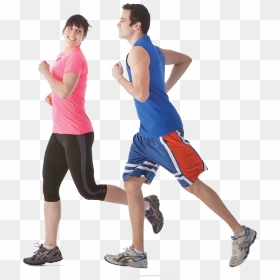 Running Man And Women Png Image - Transparent People Running Png, Png Download - man running png