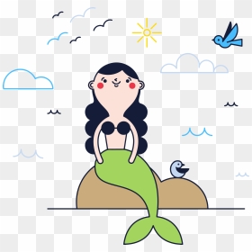 The Little Mermaid Euclidean Vector Clip Art - Clip Art, HD Png Download - the little mermaid png