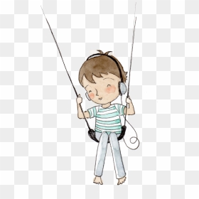 Transparent Cartoon Headphones Png - Cast A Fishing Line, Png Download - cartoon headphones png