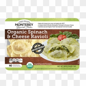 Organic Spinach Cheese Ravioli - Monterey Organic Spinach And Cheese Ravioli, HD Png Download - ravioli png