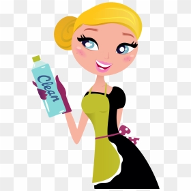 Maid Clipart Cleaning Lady - Clipart Maids, HD Png Download - lady png