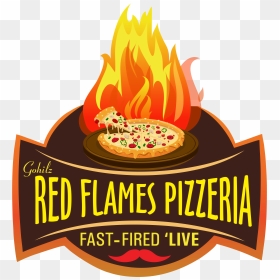 Red Flame Pizzeria Varachha Surat, HD Png Download - red flames png