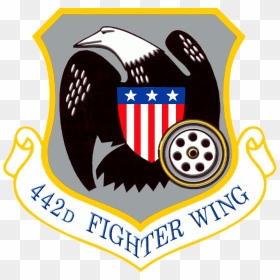 442d Fighter Wing - Headquarters Air Force Logo, HD Png Download - eagle wings png