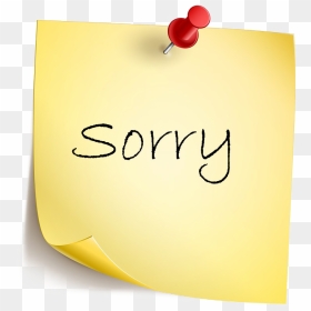 Sorry Transparent Background Png - Handwriting, Png Download - sorry png