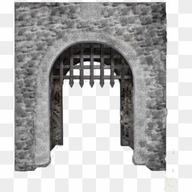 Gate Clipart Castle Gate, Gate Castle Gate Transparent - Castle Gate Png, Png Download - castle wall png