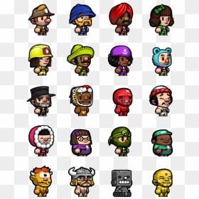 Spelunky Dlc Characters, HD Png Download - video game characters png