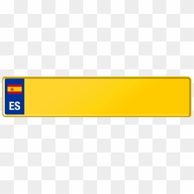 Vehicle Registration Plate, HD Png Download - spanish flag png