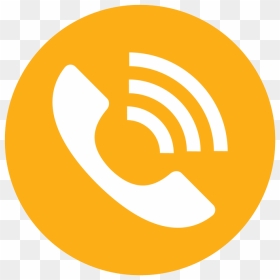 Phone Icon - Telephone Icon Png Yellow, Transparent Png - call icon png