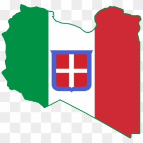 Map Of The World 1943 Flags Clipart Flag Of Italy Kingdom - Kingdom Of Italy Flag Round, HD Png Download - italy flag png