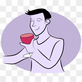 Man Drinking Wine Clip Arts - Man Drinking Wine Clipart, HD Png Download - drinking png