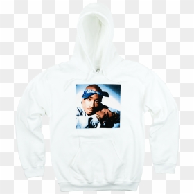White Hoodie With Picture On Front, HD Png Download - white hoodie png