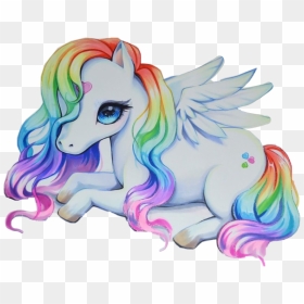 Pegasus Cute Unicorn Drawings Clipart , Png Download - Kawaii Cute Unicorn Drawings, Transparent Png - cute unicorn png